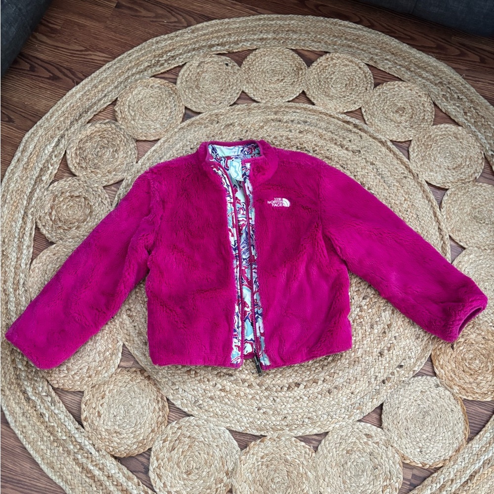 Reversible girls north face jacket